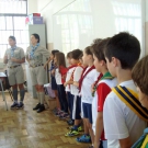 Grupo de Escoteiros Moacara visita a escola