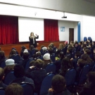 Secretária do Turismo palestra para alunos