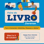 Venha participar da Feira do Livro Dorense
