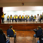 Visita da Delegação de Futebol Feminino Brasileiro