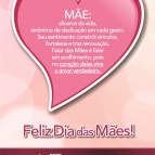 CONVITE JANTAR EM HOMENAGEM AS MÃES