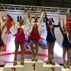 Aluna conquista 1º lugar em campeonato de patinação