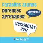 Parabéns aos dorenses aprovados no Vestibular 2017