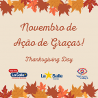 Novembro de Ação de Graças!