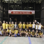 Estudantes visitaram o Museu de Valores 