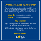 Sábado Letivo