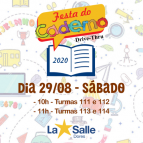 Festa do Caderno acontecerá neste sábado