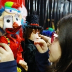Teatro de marionetes encanta estudantes dorenses