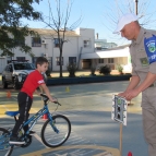 Policiais dão aula de Trânsito na Educação Infantil