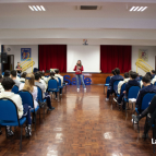 3ª série EM participa de palestra sobre profissões