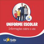 Informações sobre o uso do uniforme escolar