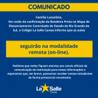Comunicado Aulas Remotas