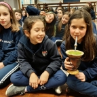 4º Ano recebe a visita do Sr. Claudino