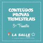 Conteúdos Prova Trimestral - 3º Trimestre