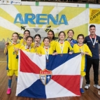 Futsal Mirim feminino - 4º lugar 