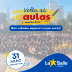 Volta às Aulas - 2º semestre letivo - 2023