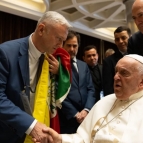 Irmão Paulo Fossatti em encontro no Vaticano