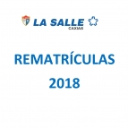 Rematrículas para 2018