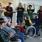 Ação de voluntariado no Lar da Velhice São Francisco