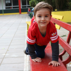 Recreio no pátio externo