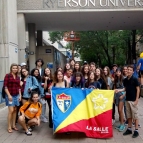Estudantes fazem viagem de intercâmbio para o Canadá