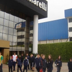 Líderes visitam a empresa Marelli