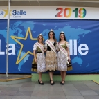 Soberanas da Festa da Uva 2019 visitam o La Salle