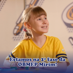 Estamos na 2ª fase da OBMEP Mirim!