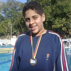 Aluno Dorense é medalhista em natação