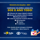 Relatório de Doações - Campanha Solidária