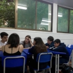 Estudantes participam de Grupo de Debates
