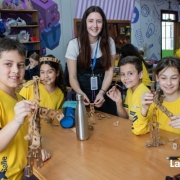 Planeta de robôs na Sala Maker - 4º ano