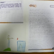 Alunos fazem texto coletivo sobre a ECOVIV