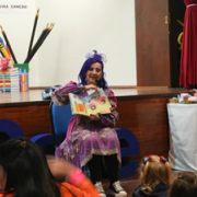 Visita da Autora Léia Cassol