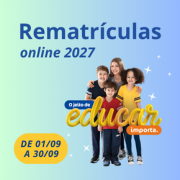 Confira as informações do processo de rematrícula
