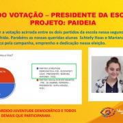Proj. Paideia - Resultado da votação Presid. da Esc.