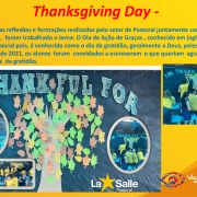 O Dia de Ação de Graças - Pastoral e Teacher Kamila 