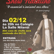 Show Natalino acontece no dia 02 de dezembro