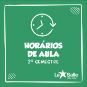 Confira os novos horários de aula para o 2º semestre