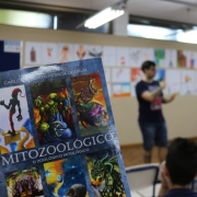 6º ano recebe a visita do escritor do Mitozoológico
