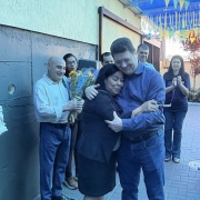 Manhã de inaugurações e despedida