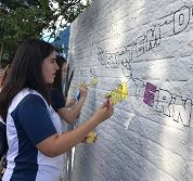 Projeto Muro Solidário no Colégio La Salle