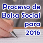 Processo de Bolsa Social/2016