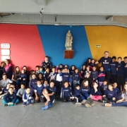 Grupo de voluntariado La Salle Dores Visita a Escola