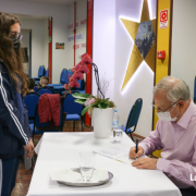 Autor Dilan Camargo visita alunos dos 7ºs anos!
