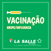 Vacinação contra Gripe nos dias 12, 13 e 14 de maio