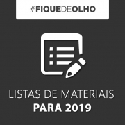 Listas de Materiais e Livros 2019