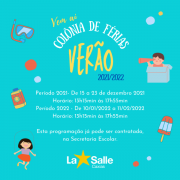 Colônia de Férias 2021/2022!