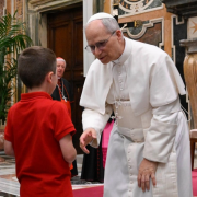 Papa Leão XIV recebe a visita de Irmãos Lassalistas
