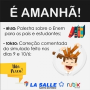 Palestra sobre ENEM para pais e estudantes